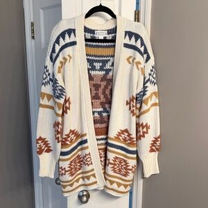 Love Riche western print cardigan